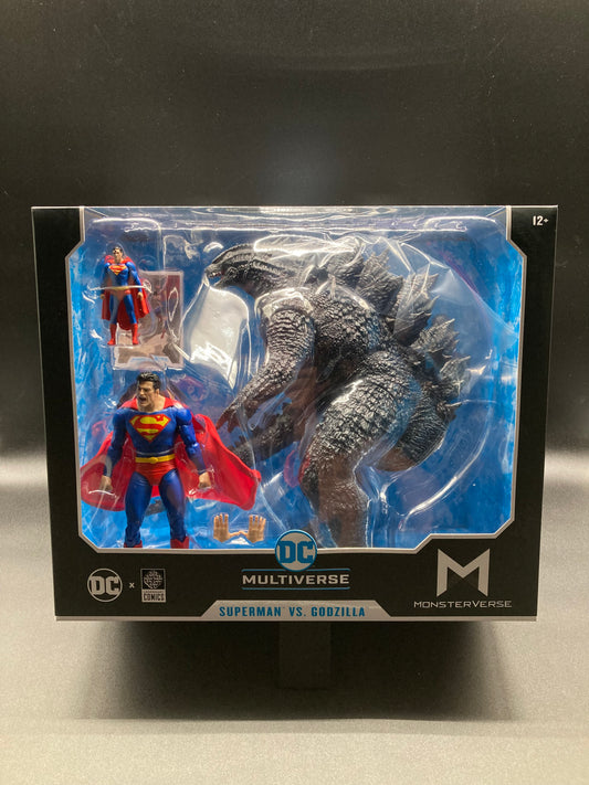 Superman VS Godzilla McFarlane DC Multiverse Justice League MonsterVerse Figure Set 2025