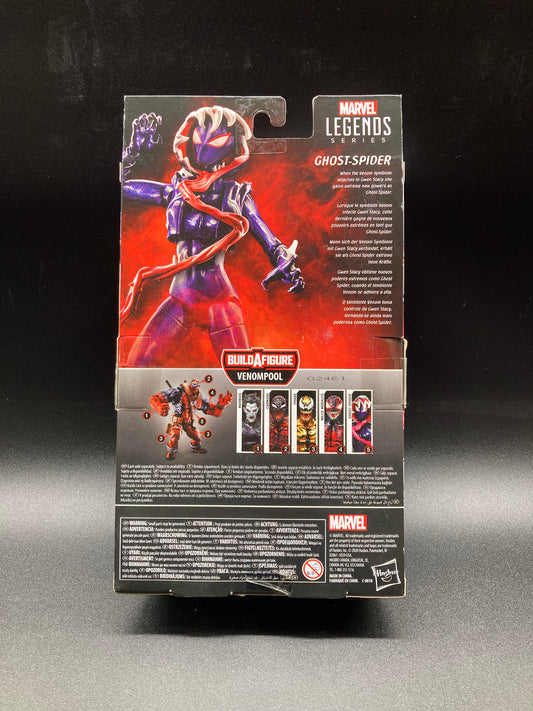Ghost Spider Hasbro Marvel Legends Spider-Man Maximum Venom Figure Venompool BAF 2020