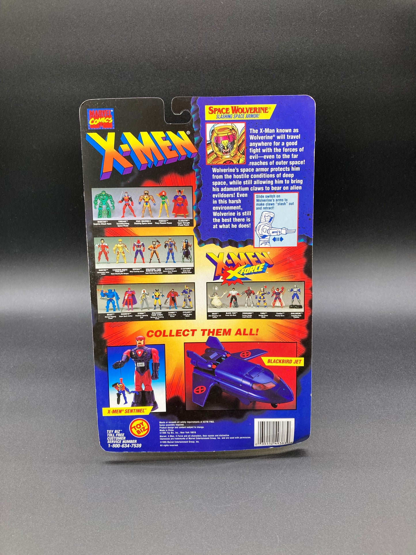 Space Wolverine Toybiz 1995 X-Men Figure