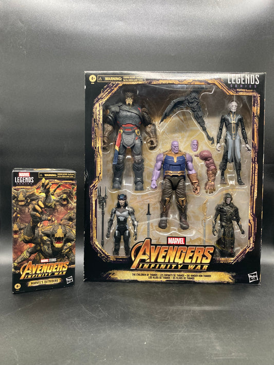 Children Of Thanos + Outriders Set Hasbro Marvel Legends Avengers Infinity War Figure Set 2020/2024