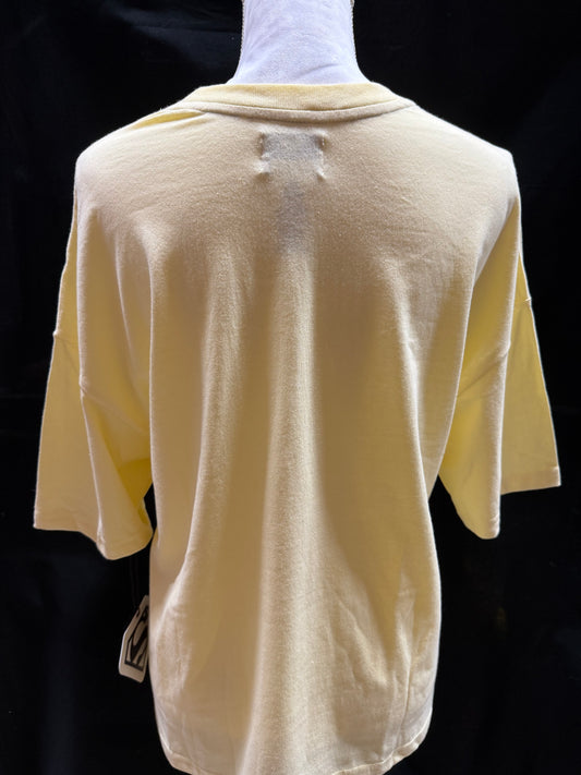 Women's Yellow & Pastel Superman Top