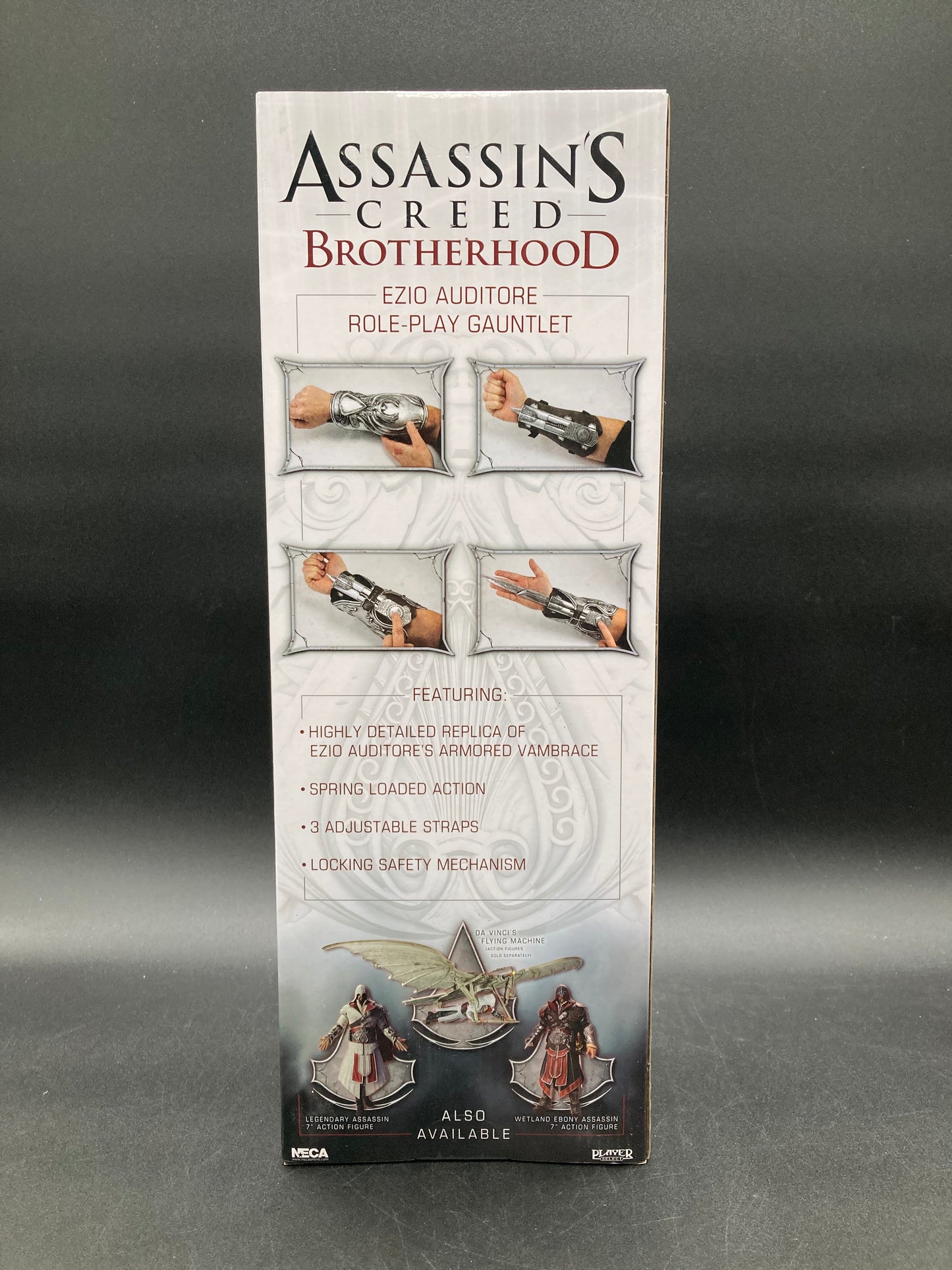 Ezio Auditore Cosplay Gauntlet NECA Assassins Creed Brotherhood Cosplay Prop