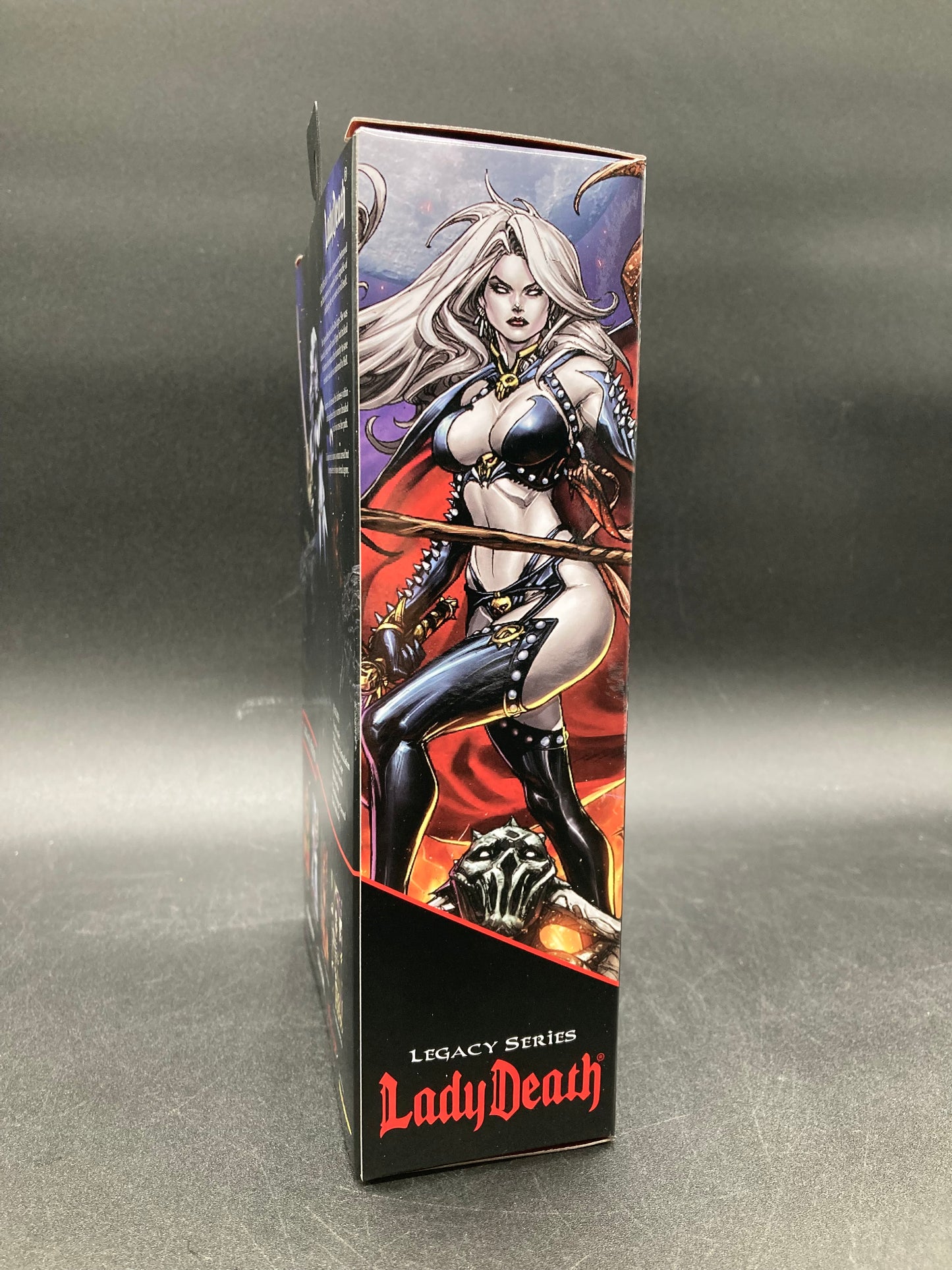 Lady Death Executive Replicas Legacy Series Coffin Comics Figure 2024 Exclusive Violet Edition Figure Limited Edition 1/666