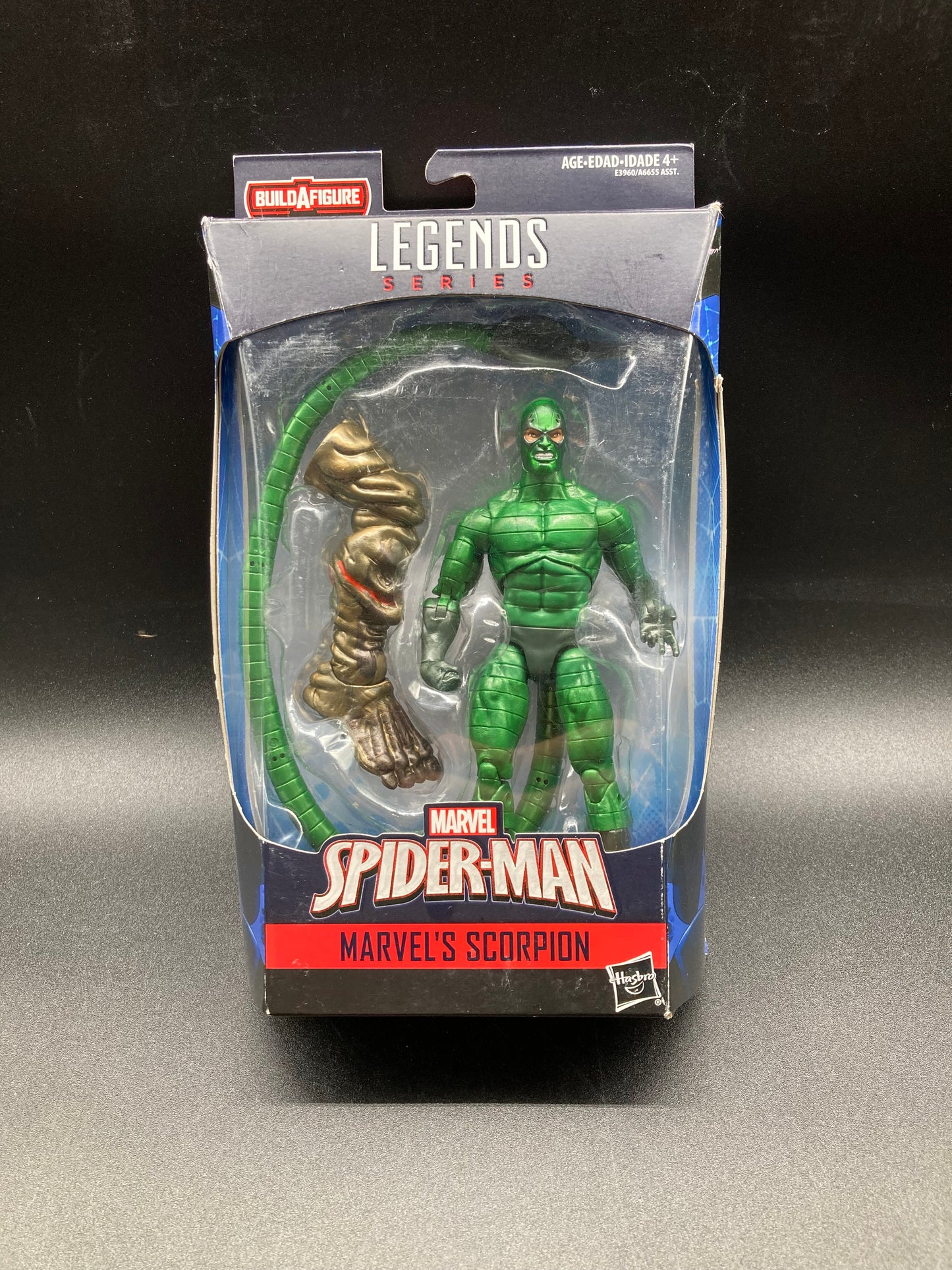 Scorpion Hasbro Marvel Legends Spider-Man Figure Molten Man BAF 2018