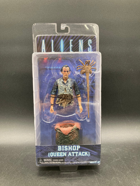 Bishop (Queen Attack Damaged Variant) NECA Aliens Figure 2015