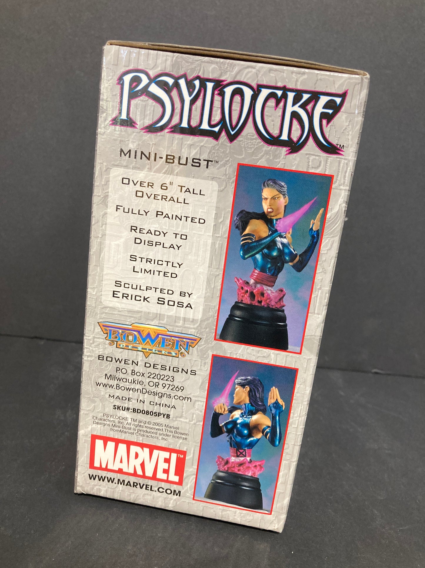 Psylocke Bowen Designs X-Men Mini-Bust 2005