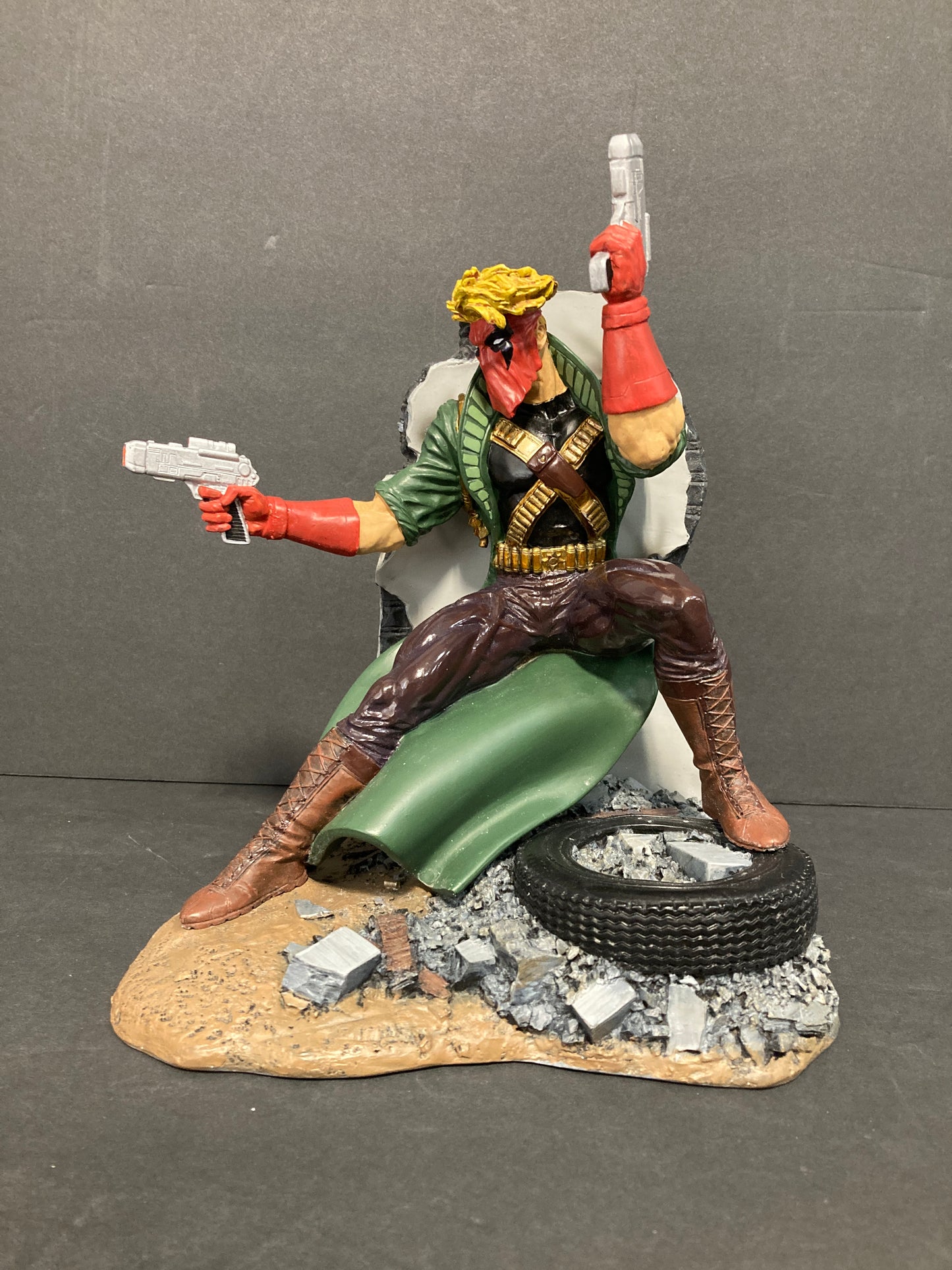 WildCATs Grifter Image/DC Comics Jim Lee Clayburn Moore Statue w/card (Open)