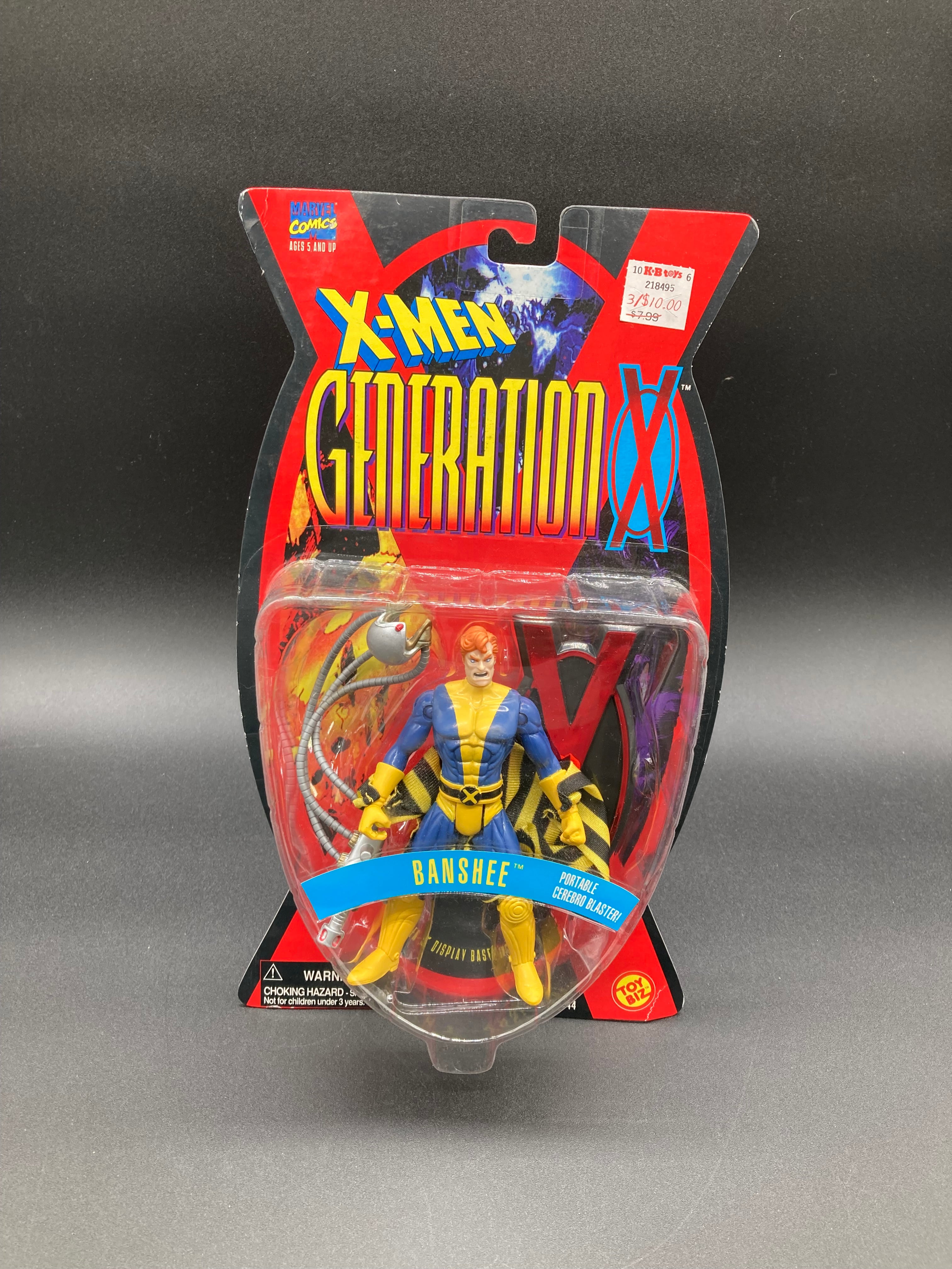 Banshee 1996 Toybiz Generation X Figure (Blue Variant)
