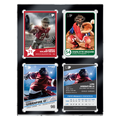 35PT 4-Card Black Border UV ONE-TOUCH Magnetic Holder