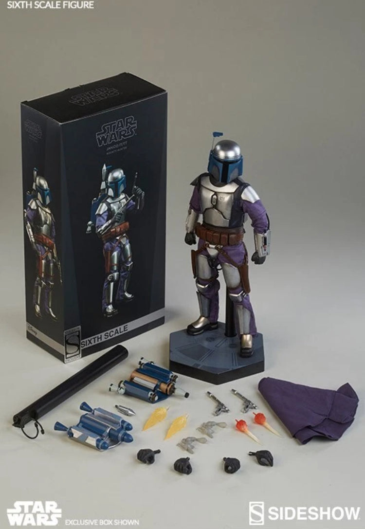 Jango Fett Sideshow Collectibles Star Wars Sixth Scale Figure 2015