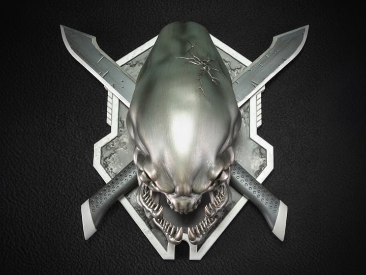 Halo Legendary Icon Sculpture Grunt Edition Wall Mount by Dark Horse Deluxe