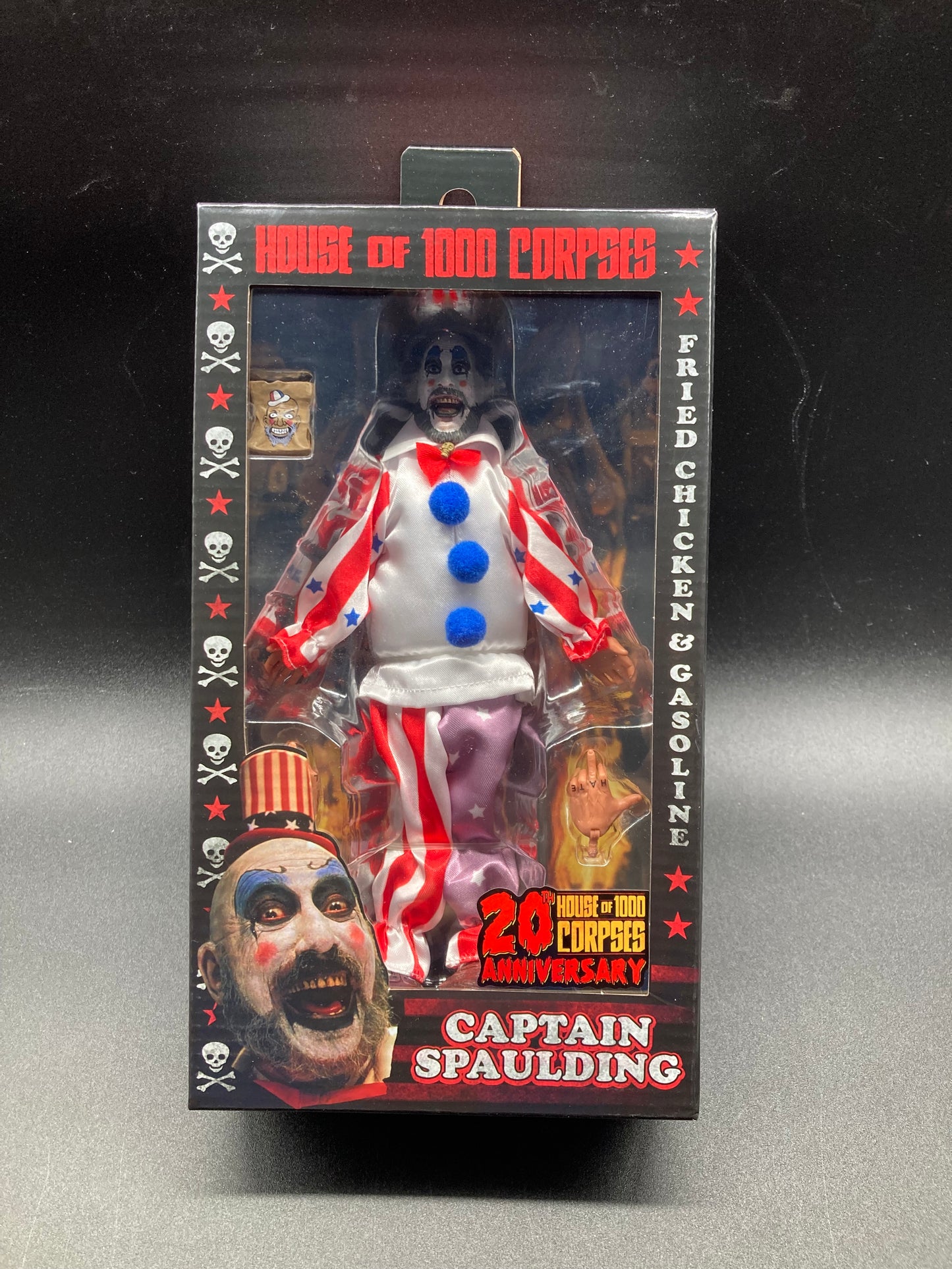 Captain Spaulding (Clown) NECA House Of 1000 Corpses 20th Anniversary Figure 2023
