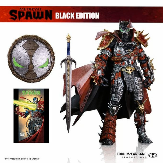 Classic Black Medieval Spawn McFarlane Kickstarter Special Edition (Green Box)