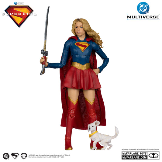 Supergirl & Puppy Krypto (Deluxe Theatrical Edition) Supergirl DC Multiverse Action Figure McFarlane Toys 2025