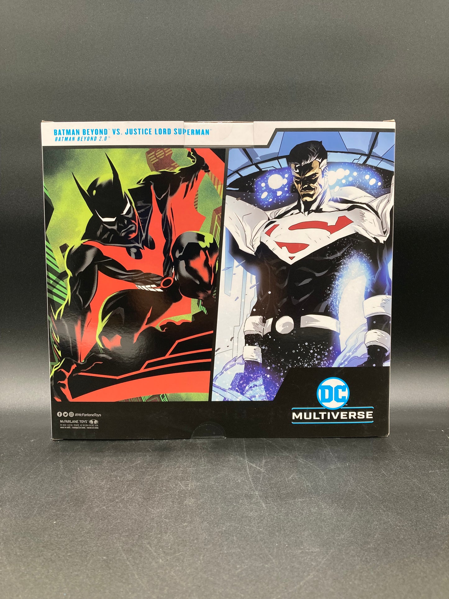 Batman Beyond VS Justice Lord Superman McFarlane DC Multiverse Figure Set 2023
