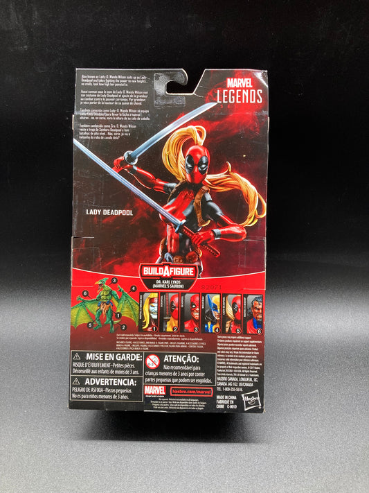 Lady Deadpool Hasbro Marvel Legends Deadpool Figure Sauron BAF 2017