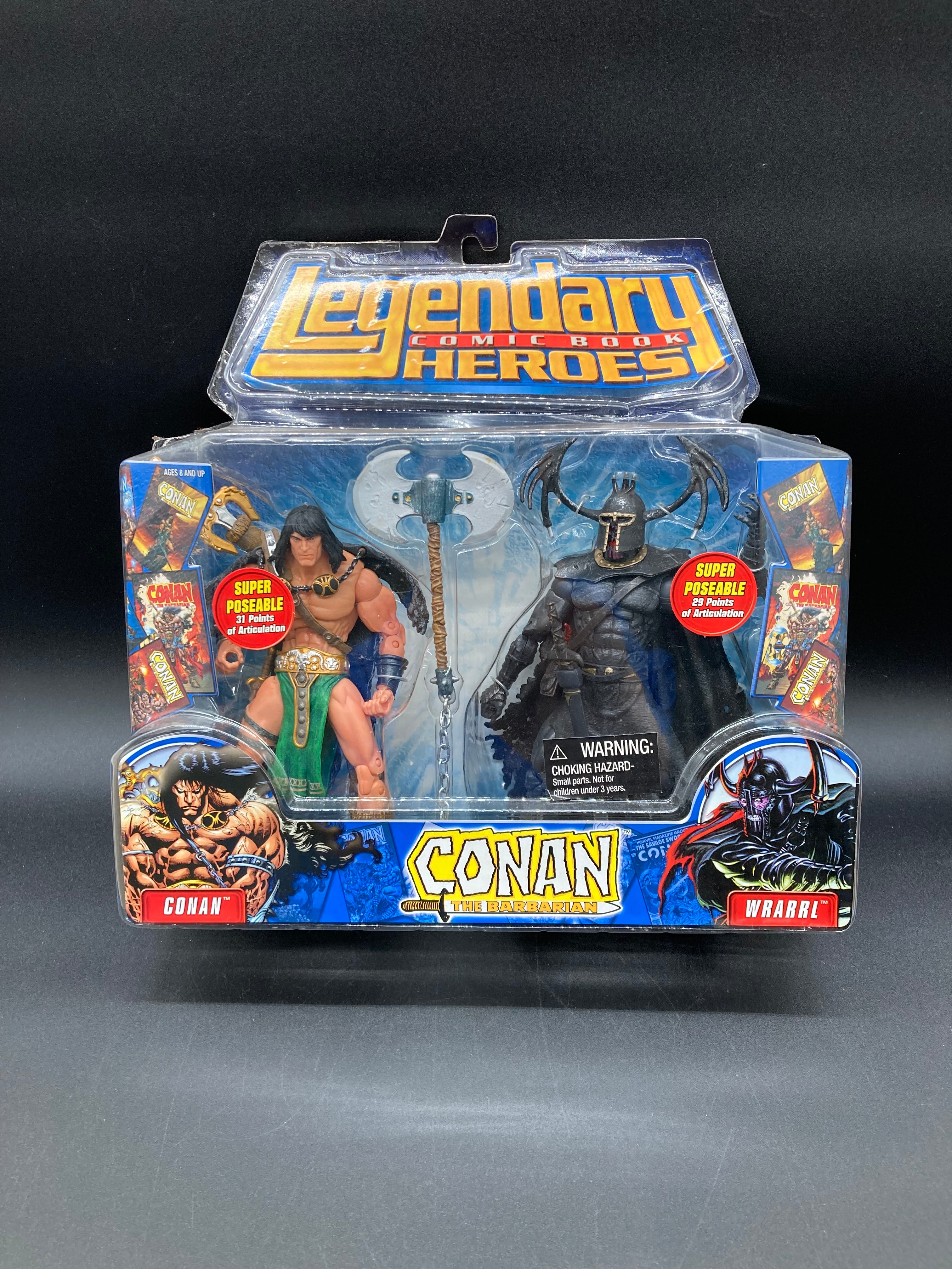 Conan The Barbarian Marvel Toys Legendary Comic Heroes Figure Set 2007