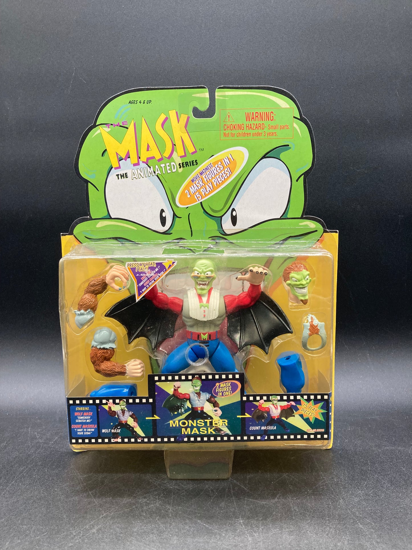 Monster Mask Toy Island The Mask Animated Series Movie Madness Figure 1997