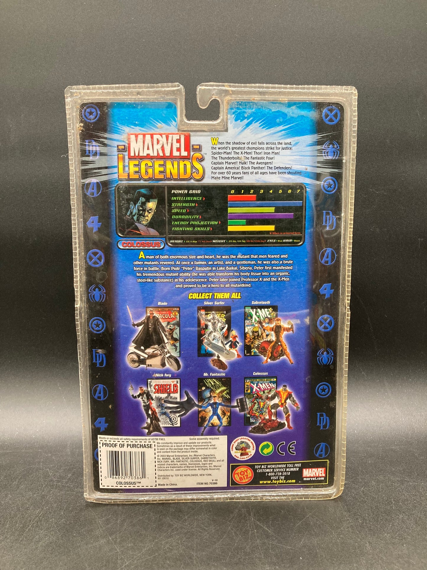 Colossus Toybiz Marvel Legends Series V Figure 2003