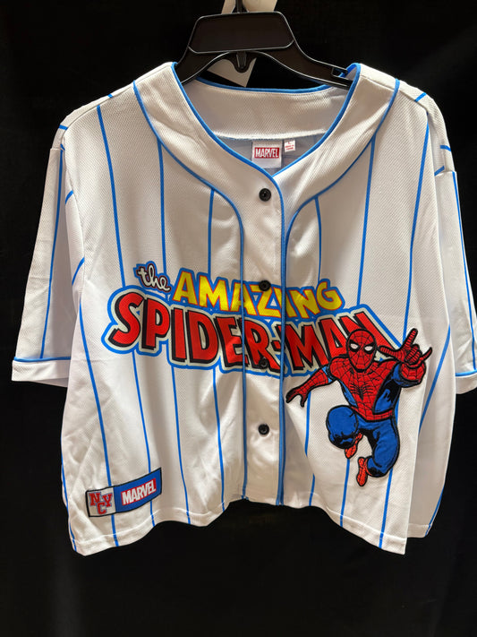 Amazing Spider-Man Cropped Baseball Jersey