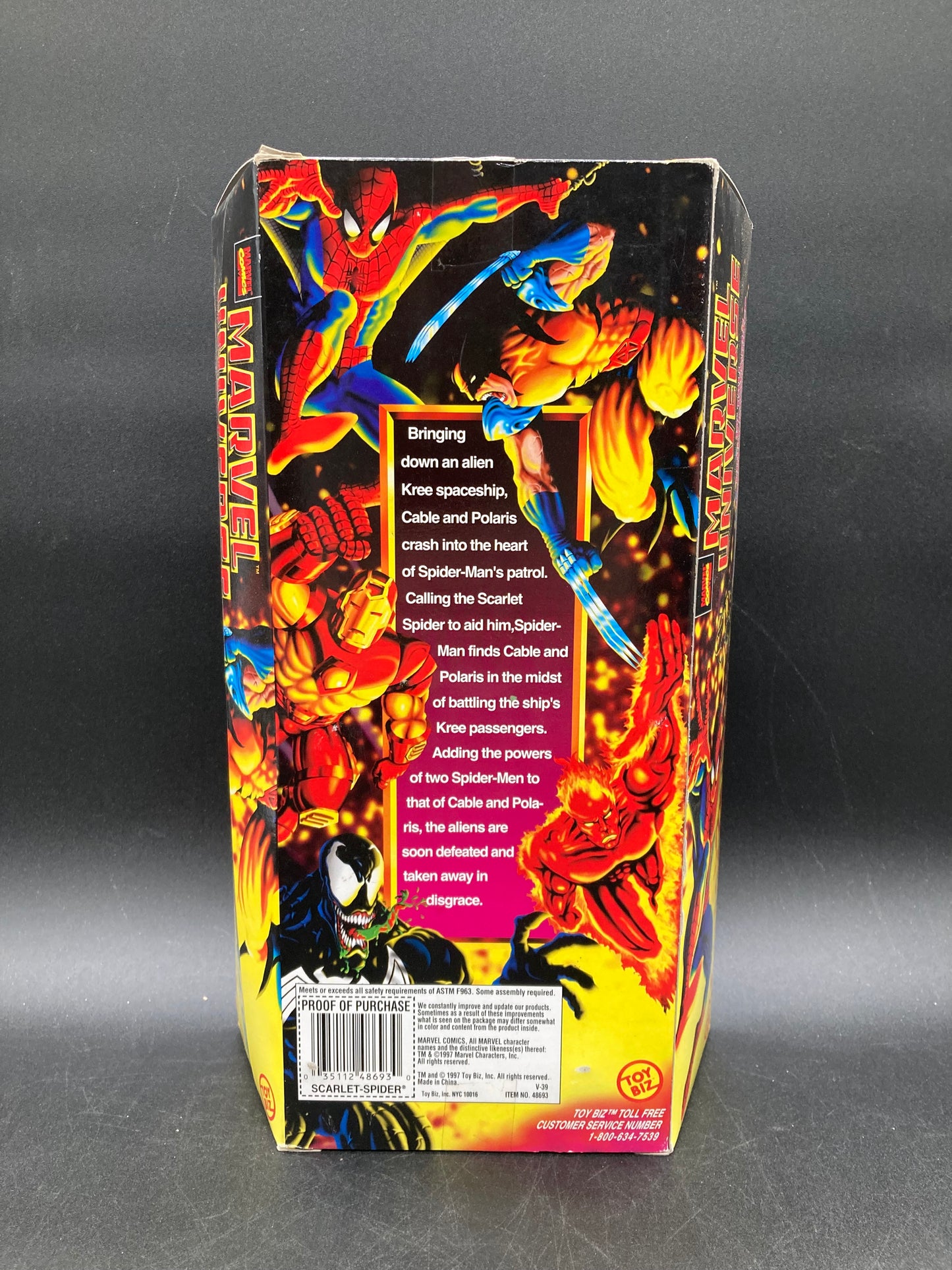 Scarlet-Spider Toybiz Marvel Universe 10” Figure 1997