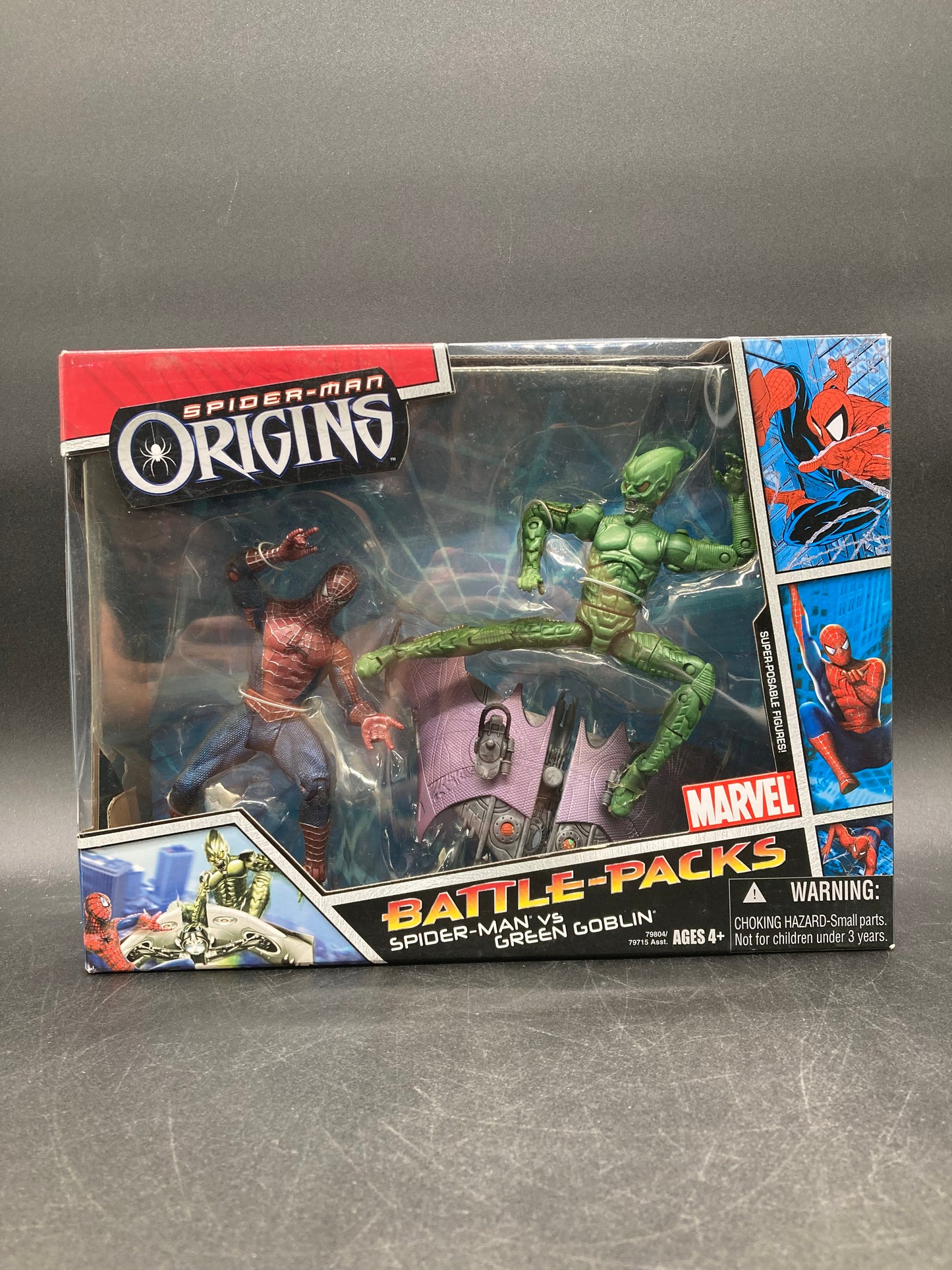 Spider-Man VS Green Goblin Hasbro Spider-Man Origins Figure Battle Pack 2006
