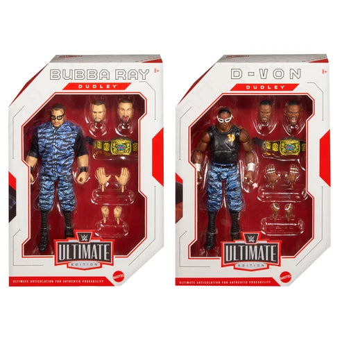 The Dudleys WWE Ultimate Edition RSC Exclusive Action Figure Set Mattel 2025
