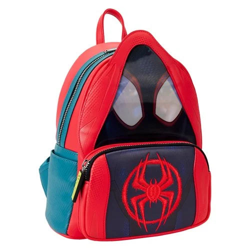 Spider-Man: Across the Spider-Verse Miles Morales Hoody Cosplay Mini-Backpack Loungefly