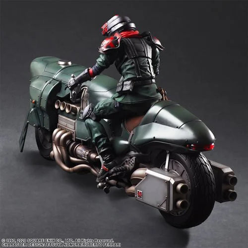 Final Fantasy VII Remake Shinra Elite Security Officer and Motorcycle Play Arts Kai Set