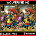 [2 Pack] Wolverine 43 Unknown Comics Kaare Andrews Exclusive Var (02/14/2024)