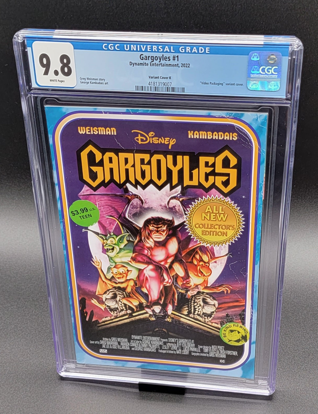 Gargoyles #1 Cover K CGC 9.8