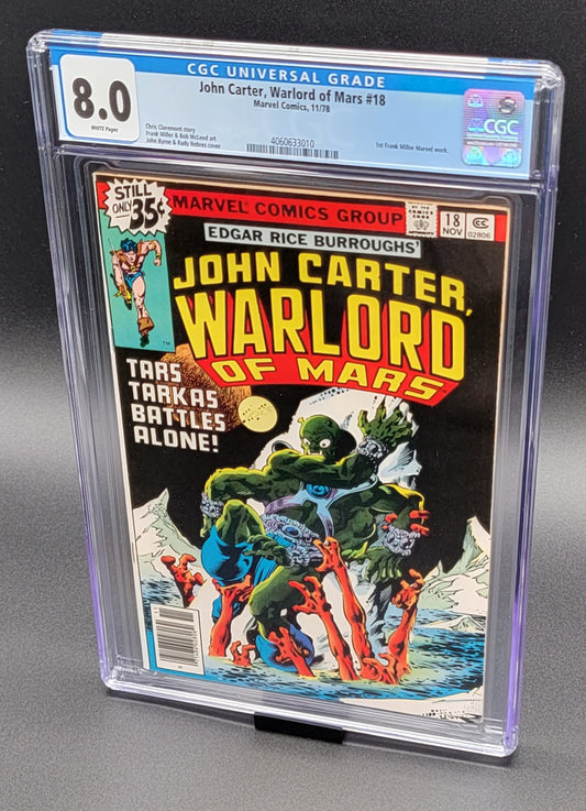 John Carter, Warlord of Mars #18 CGC 8.0