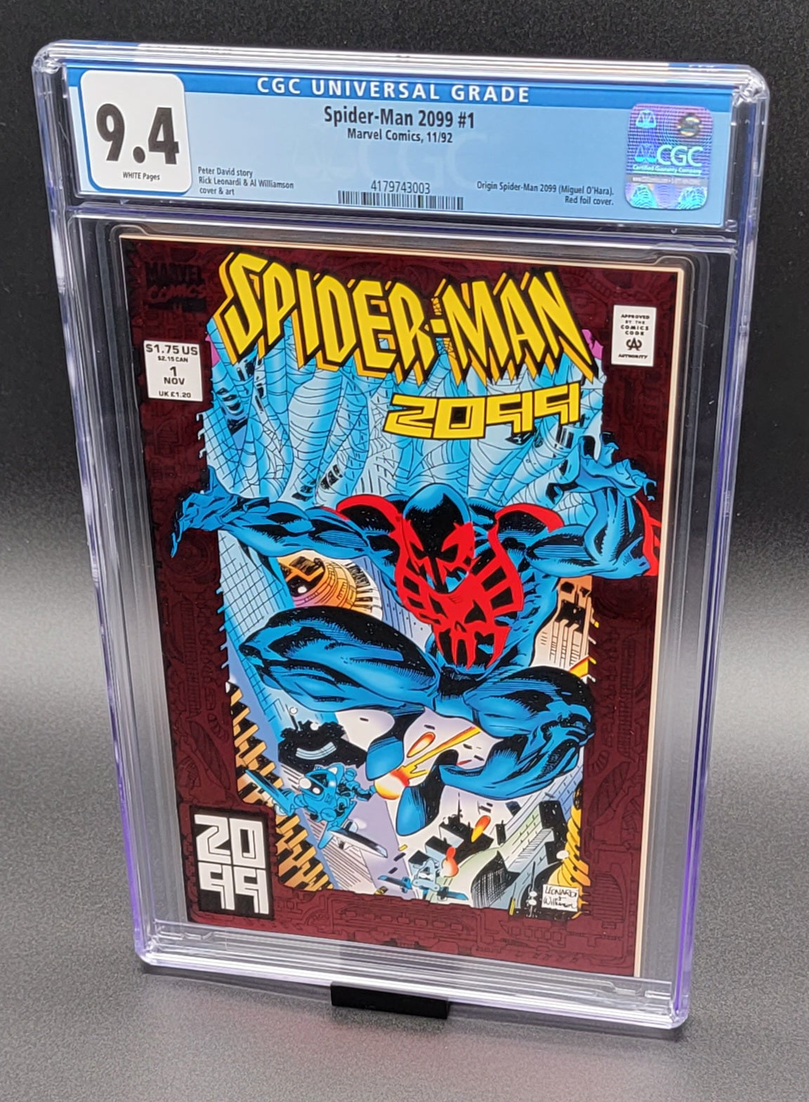 Spider-Man 2099 #1 CGC 9.4