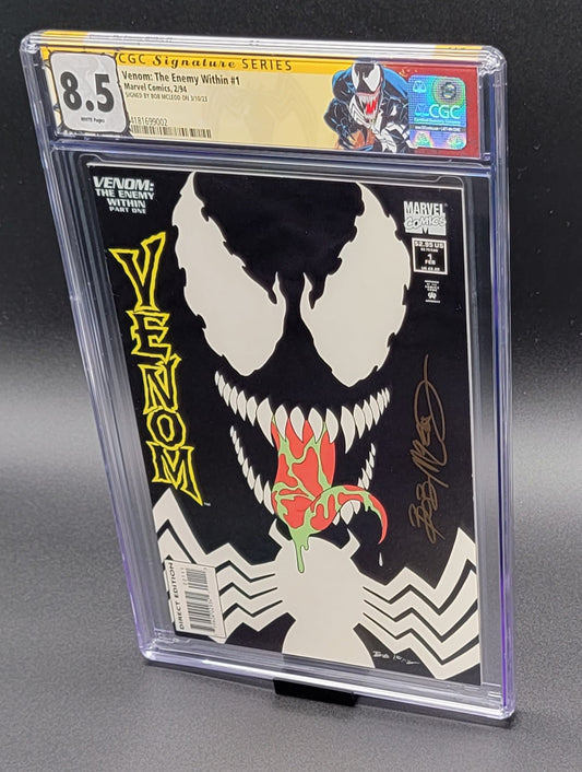 Venom: The Enemy Within #1 CGC SS 8.5 Bob McLeod