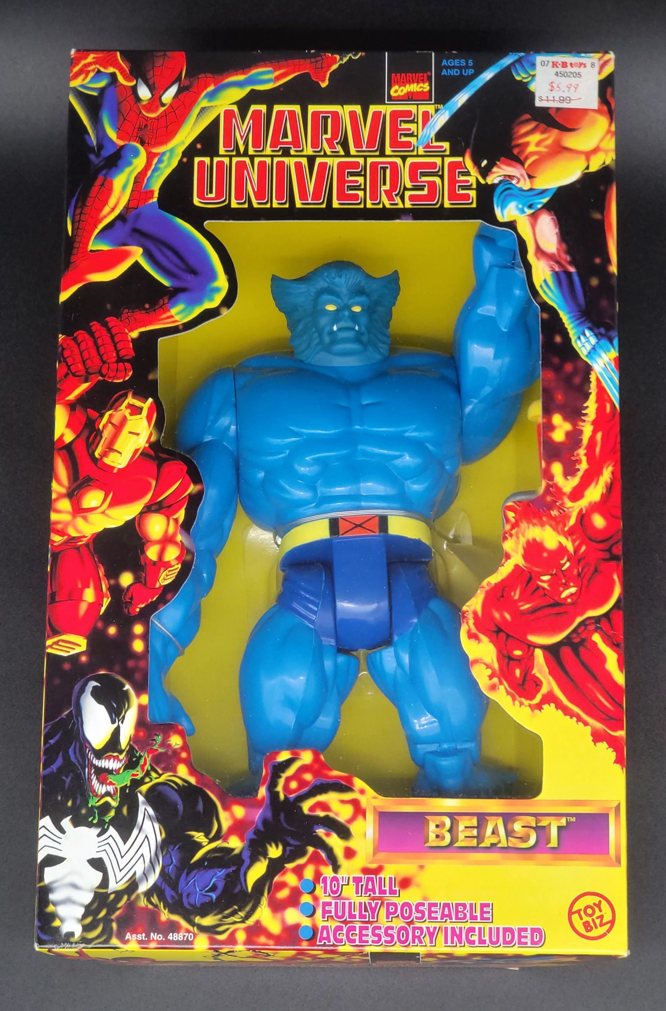 Beast 10" Marvel Universe 1998 Toybiz
