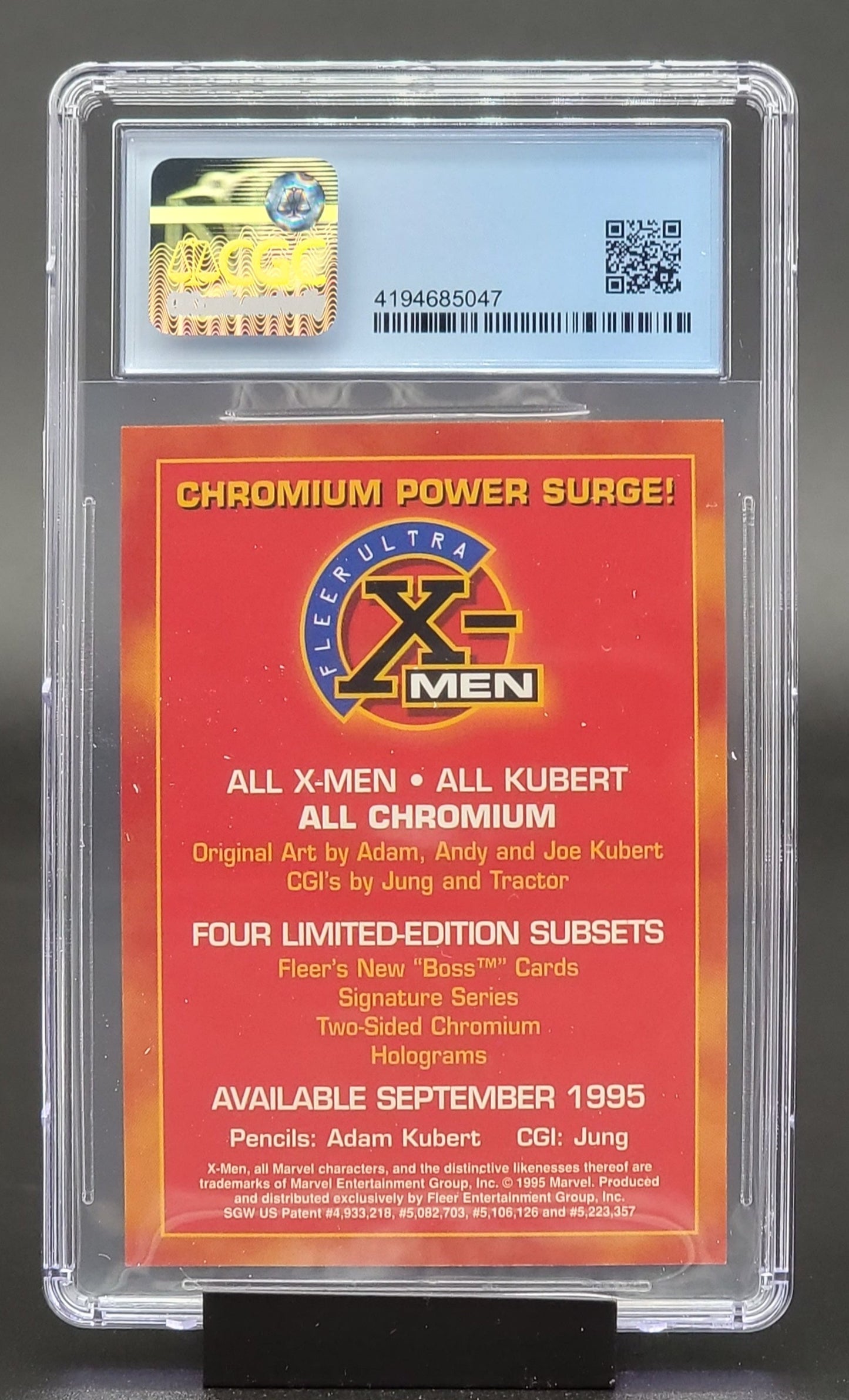 Wolverine, Ultra X-men All Chromium (promo) CGC 6.5