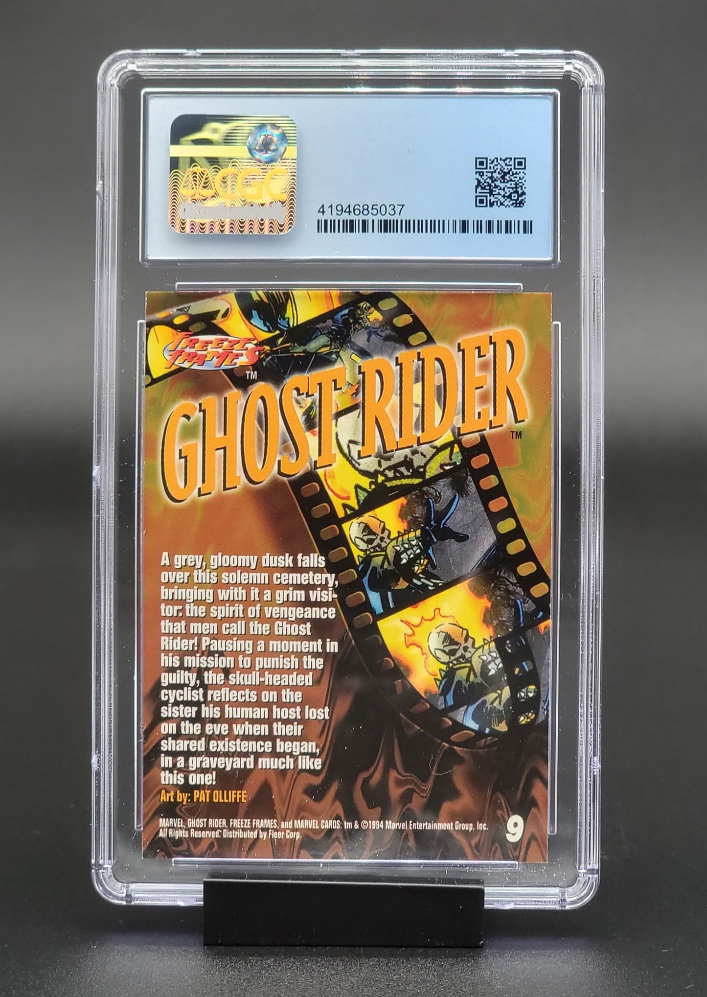 Ghost Rider, Marvel Universe series 5 #9 CGC 9