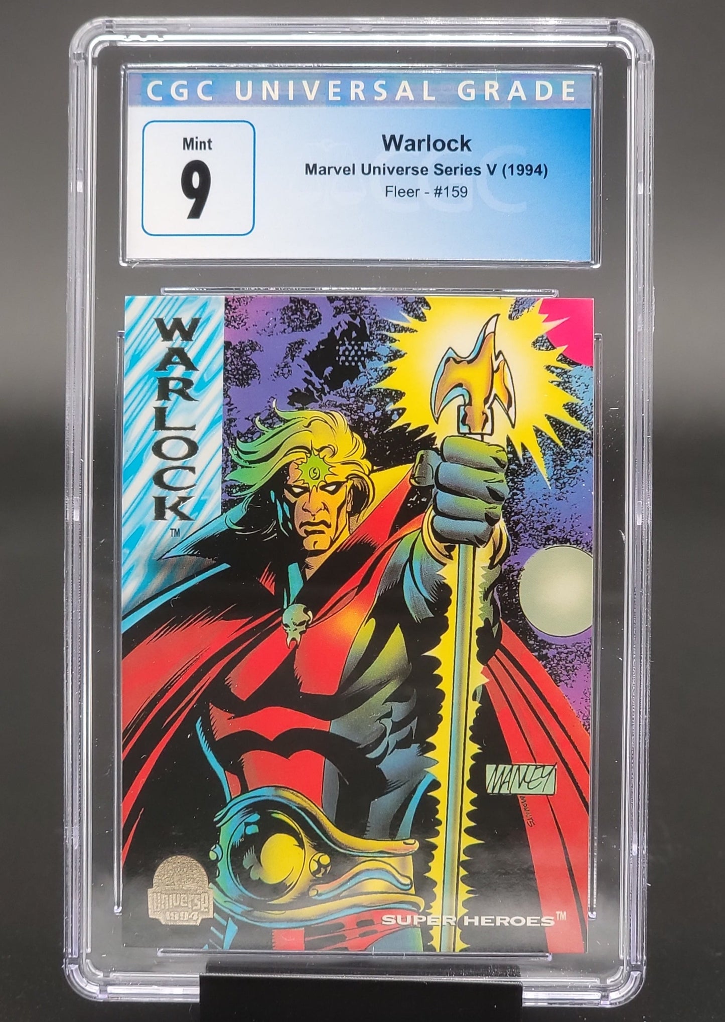 Warlock, Marvel Universe series 5 #159 CGC 9
