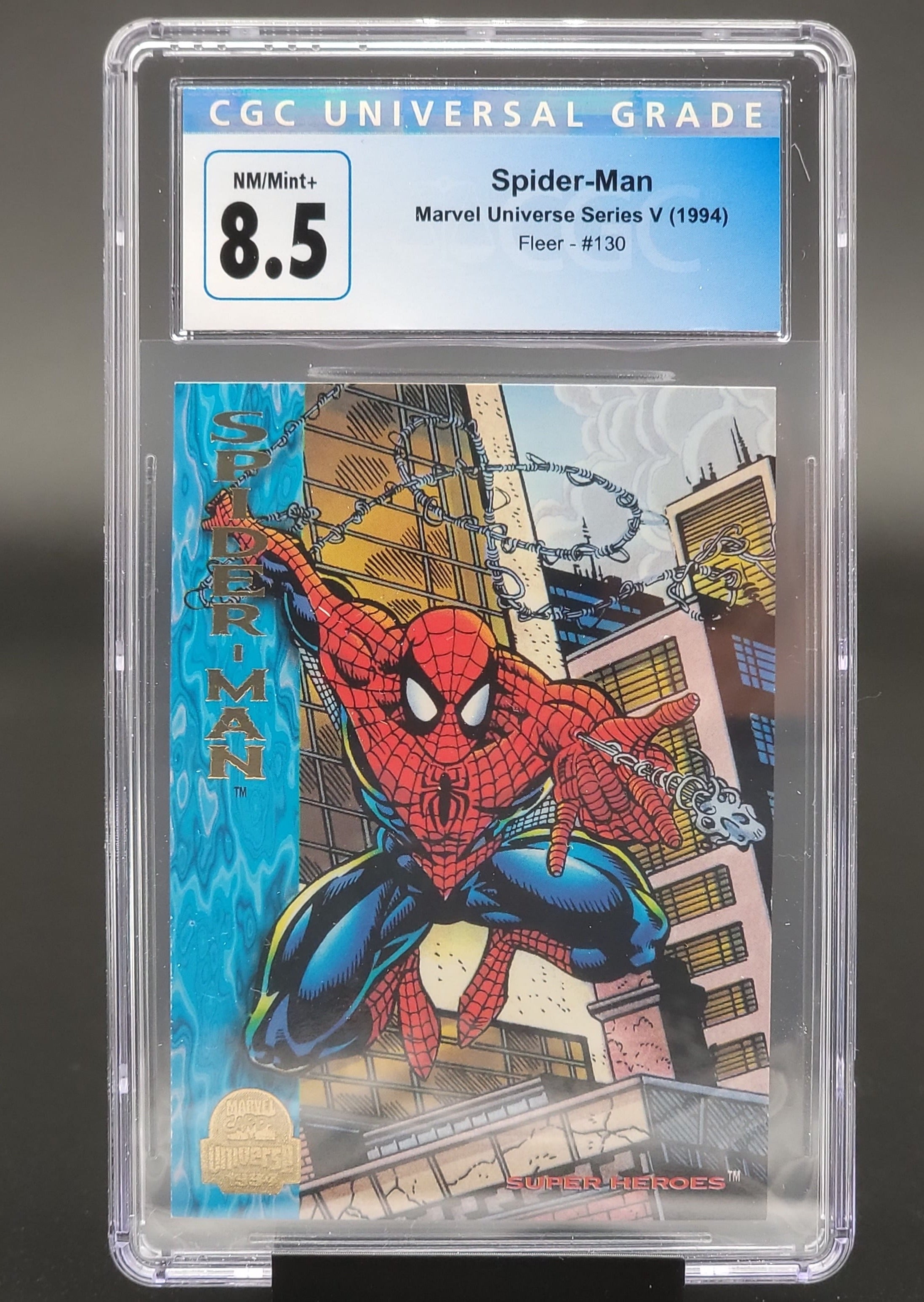 Spider-Man, Marvel Universe series 5 #130 CGC 8.5