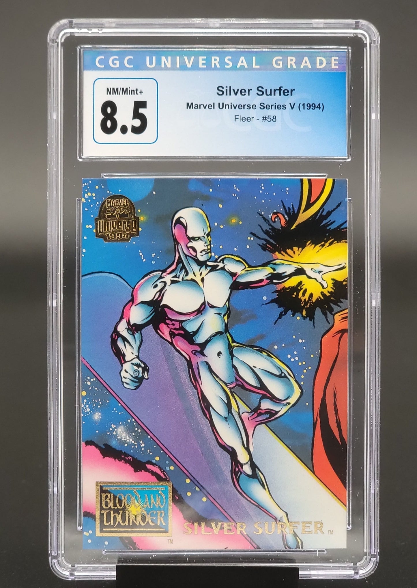 Silver Surfer, Marvel Universe series 5 #58 CGC 8.5