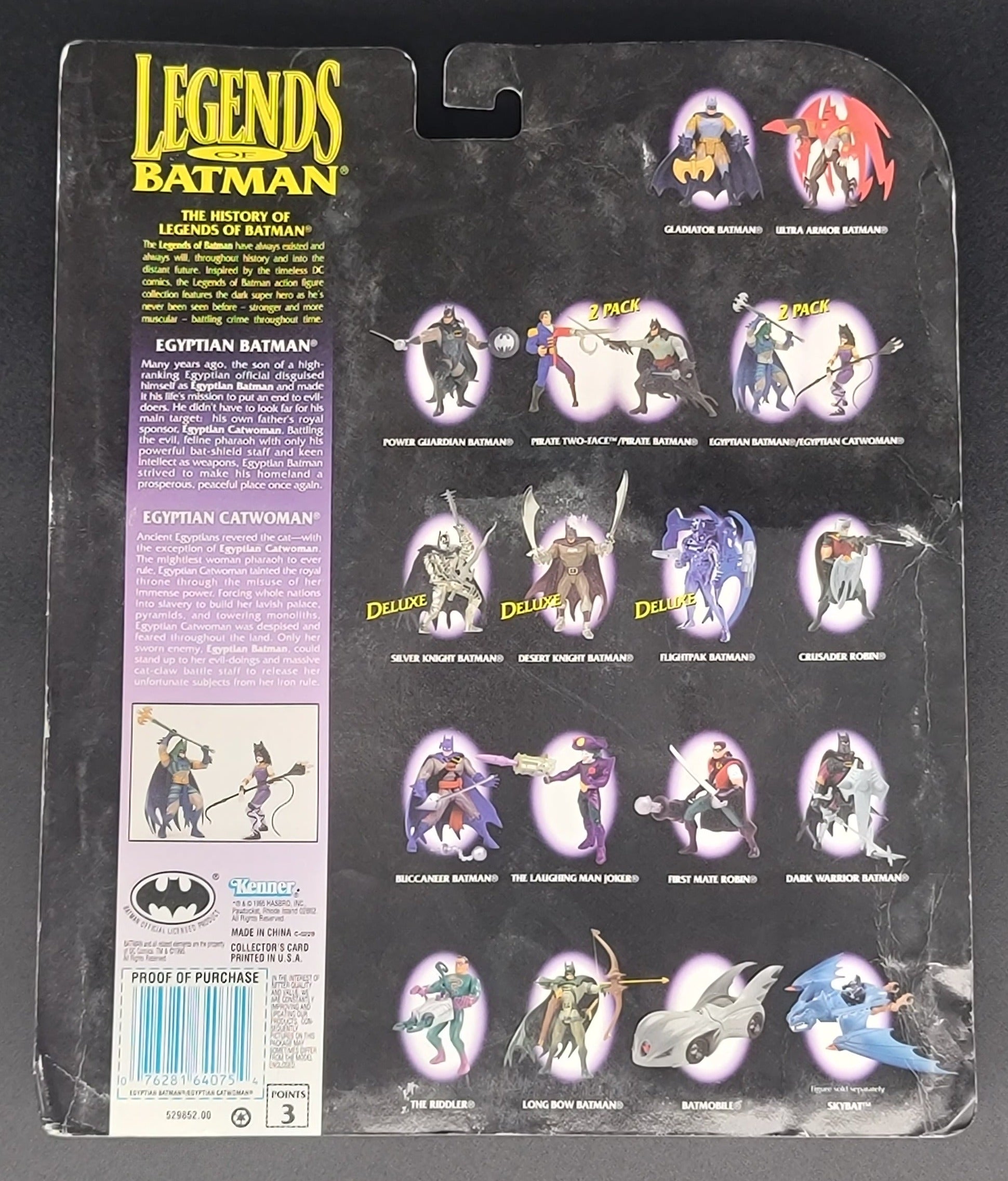 Egyptian Batman & Catwoman Kenner Legends of Batman 2-Pack MOC