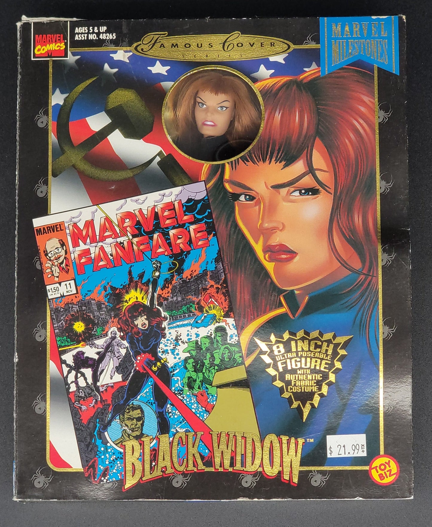 Black Widow Famous Cover series Marvel Milestones