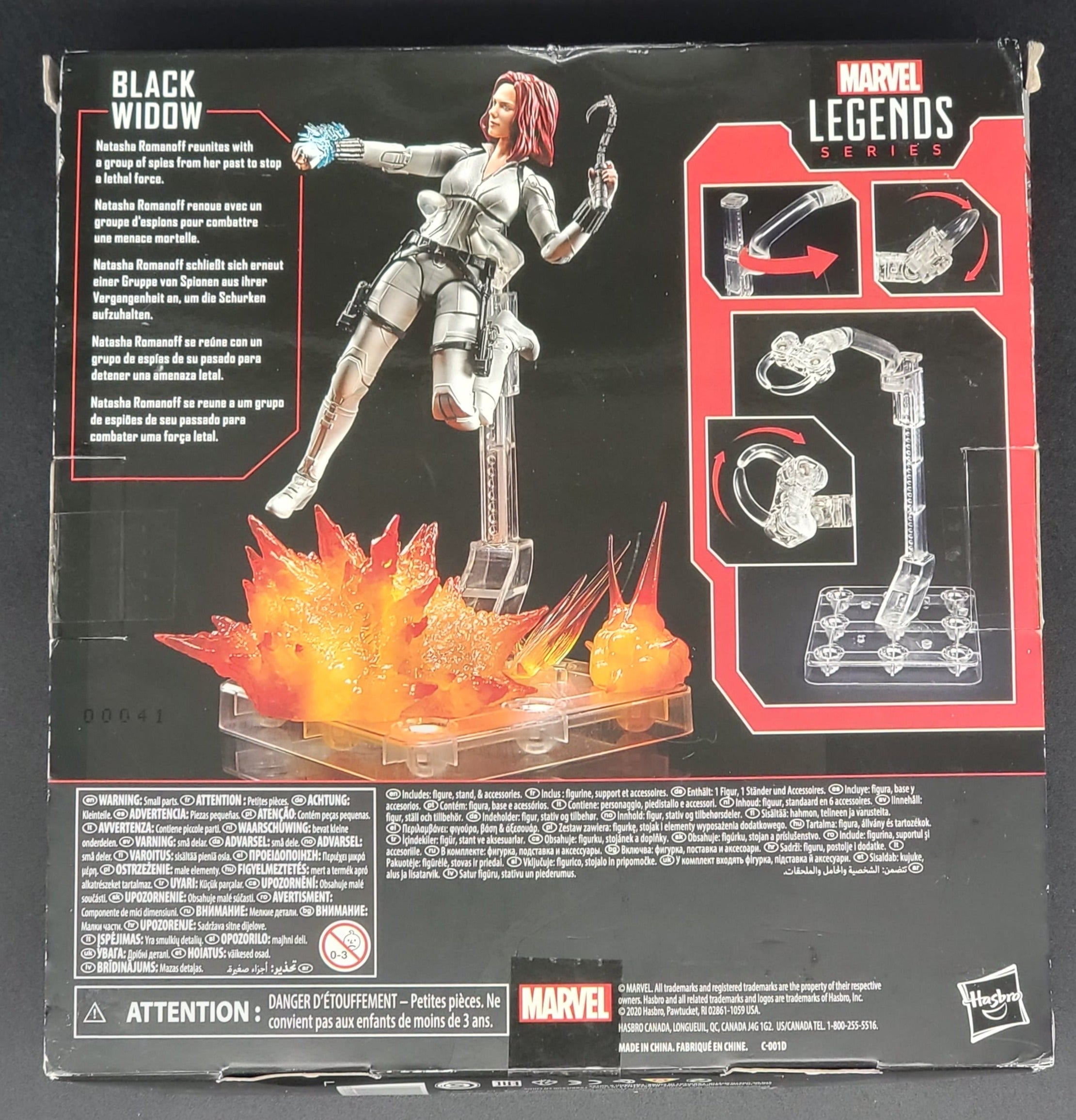Black Widow White Suit Marvel Legends Figure | Hasbro Avengers
