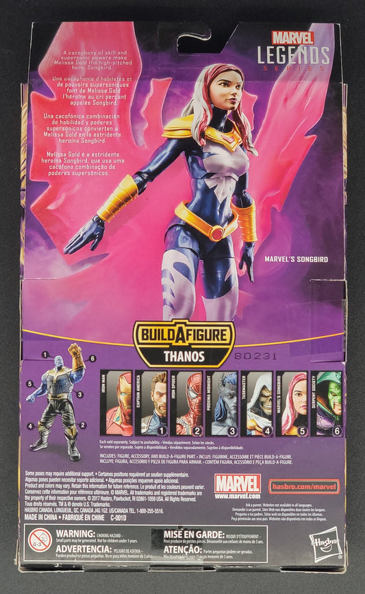 Songbird Marvel Legends BAF Thanos