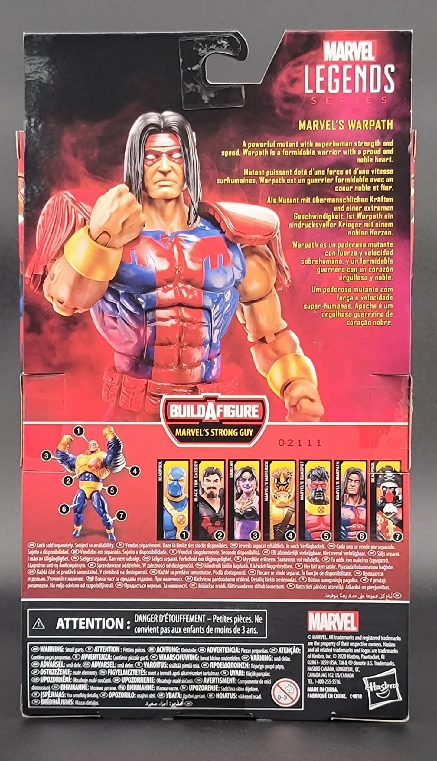 Warpath Marvel Legends BAF Strong Guy