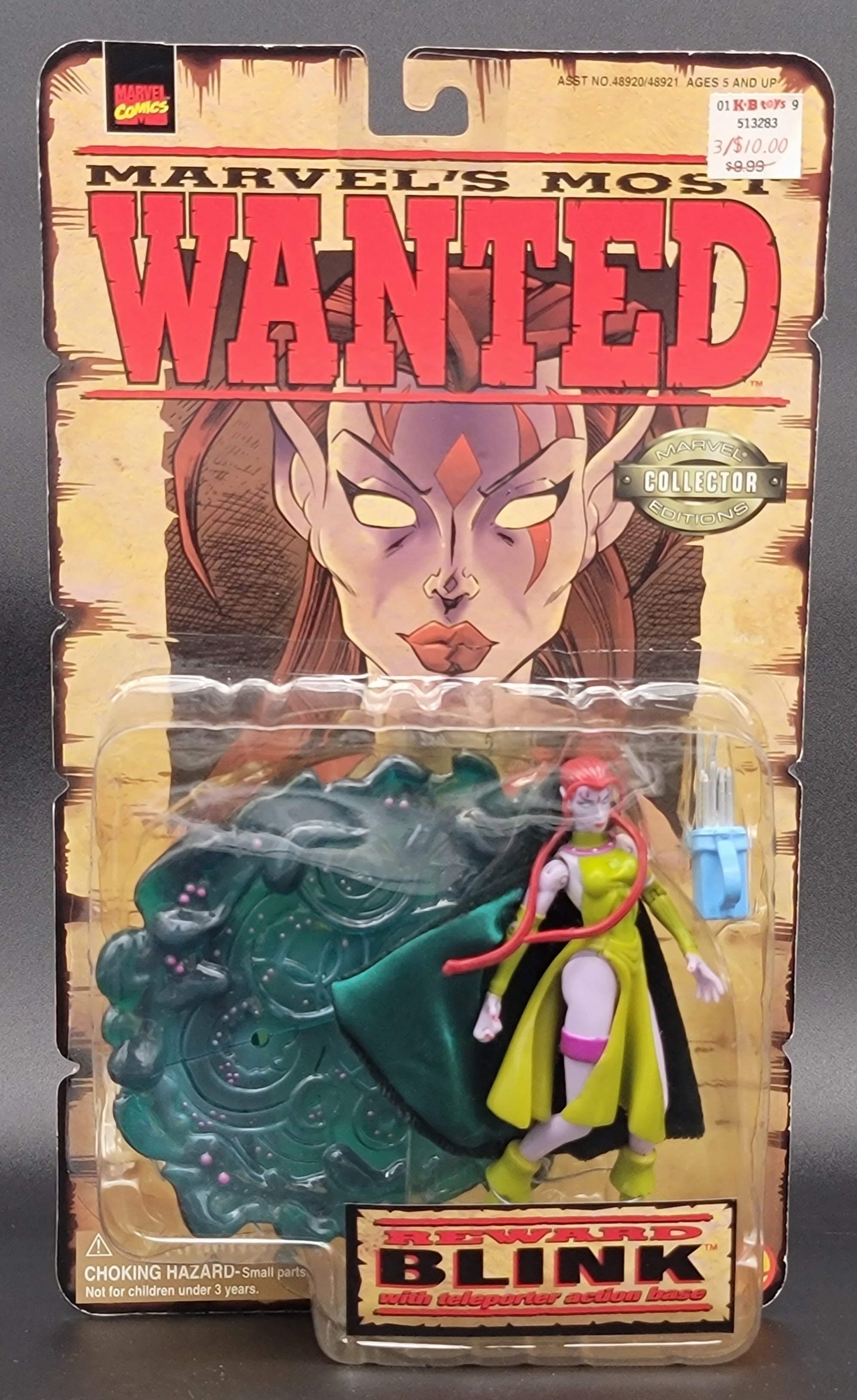 Blink Marvel's Most Wanted collectors edition 1998 Toybiz