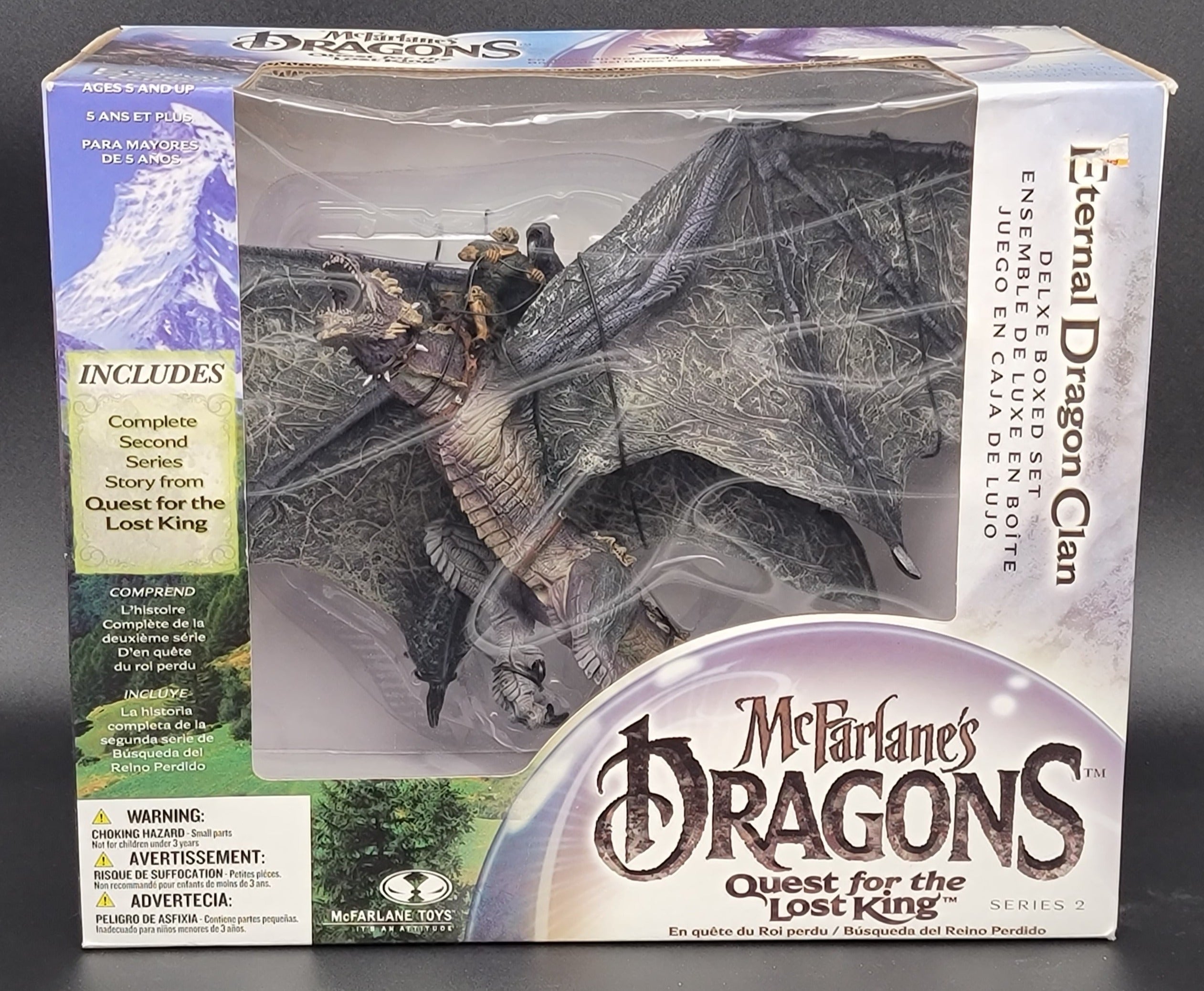 Eternal Dragon Clan McFarlane Dragons series 2 (with misspelling on front)