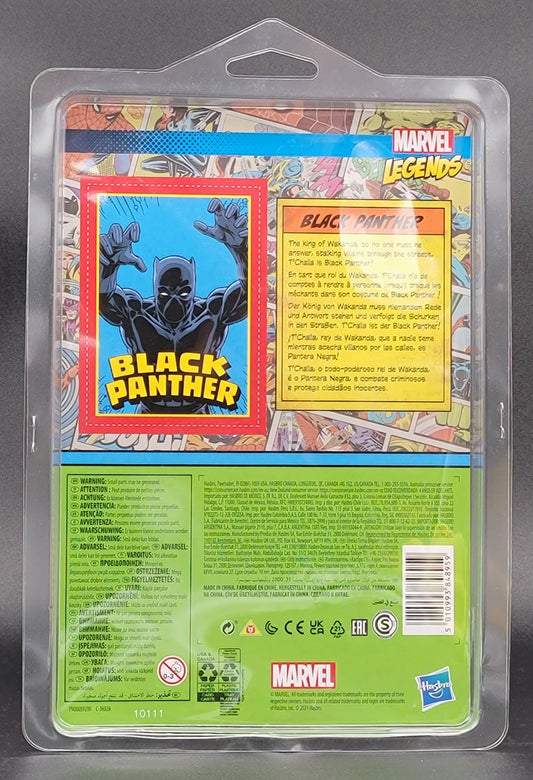 Black Panther Marvel Legends Hasbro Kenner retro 375 unpunched