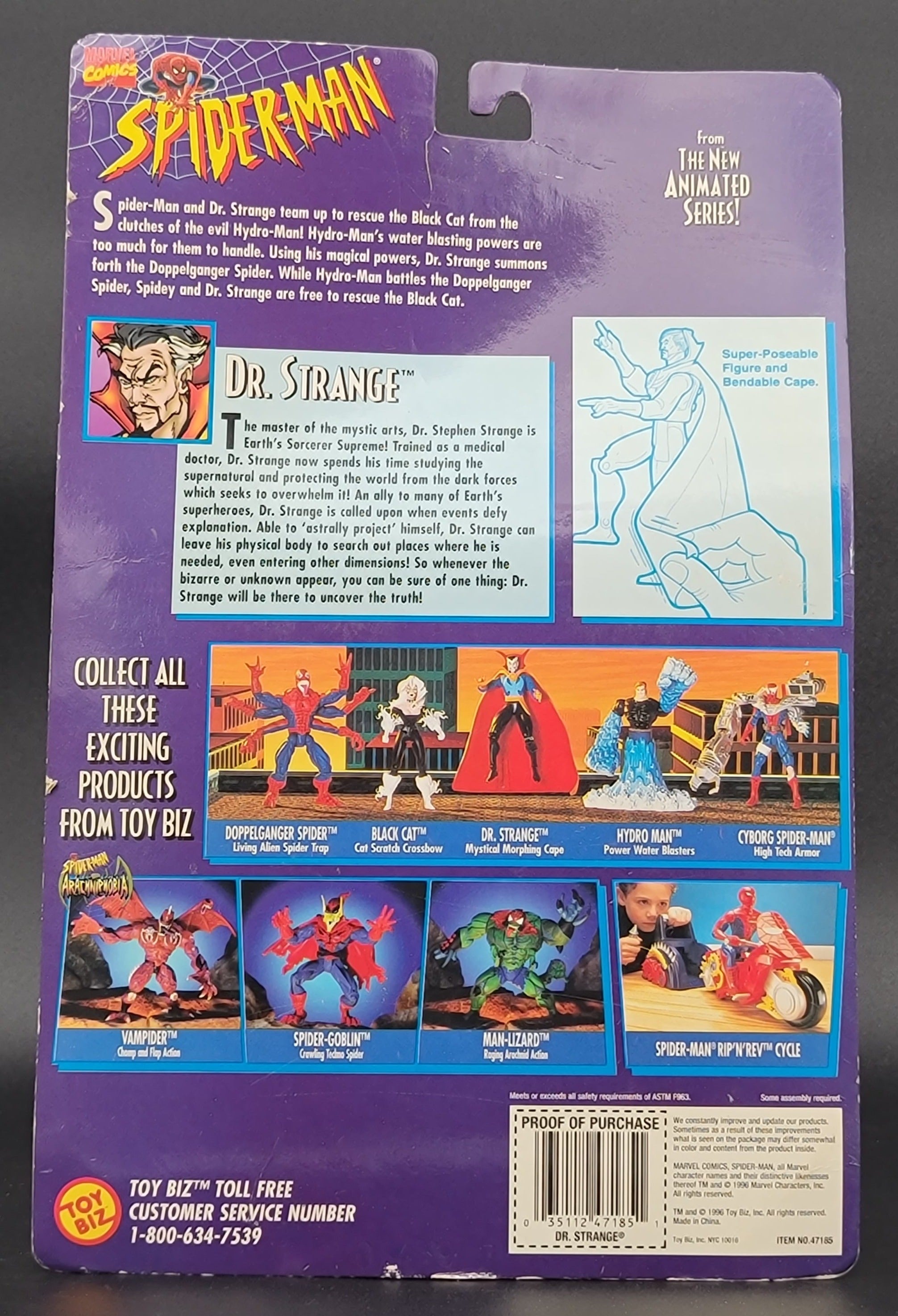 Dr. Strange Toybiz Spider-man animated series – Uncanny Toys & More