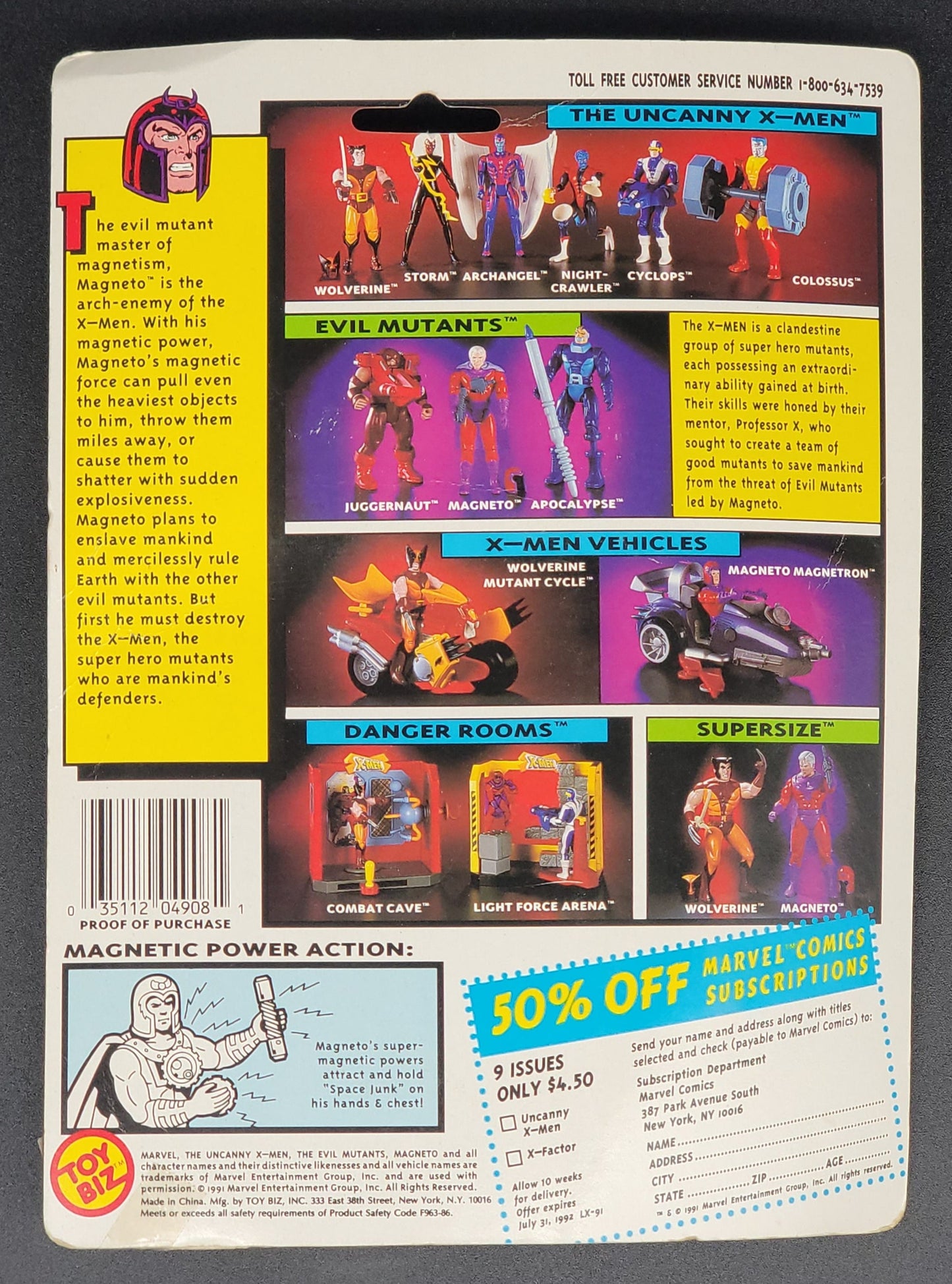 Magneto 1991 Toybiz (Open)